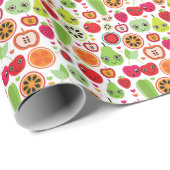 kinderen illustratieappel cadeaupapier (Rol Hoek)