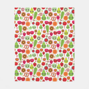 kinderen illustratieappel fleece deken