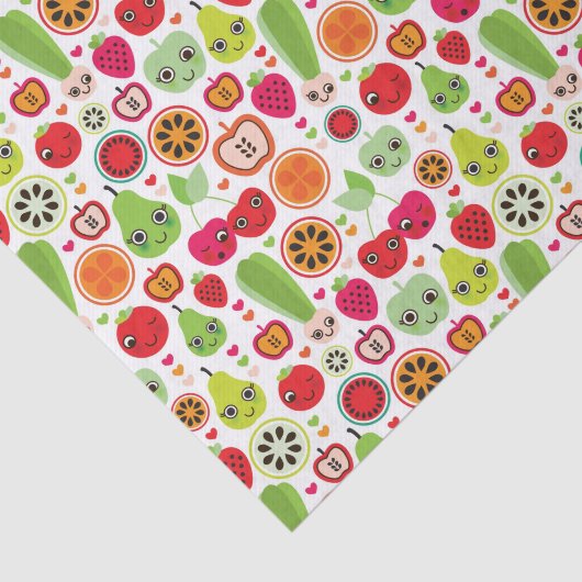 kinderen illustratieappel tissuepapier (Detail)