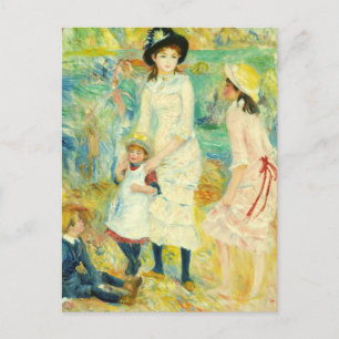 KINDEREN IN DE SEIZOENKAST DOOR RENOIR BRIEFKAART