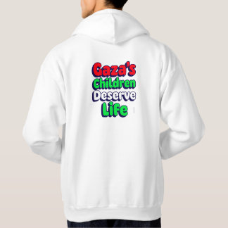 Kinderen in Gaza verdienen een leven als genocide Hoodie