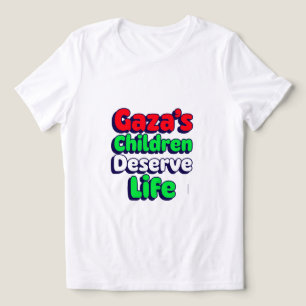 Kinderen in Gaza verdienen een leven als genocide Tri-Blend Shirt