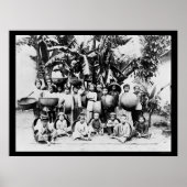 Kinderen in Saigon, Zuid-Vietnam 1901 Poster (Voorkant)