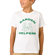 Kinderen (jongen en meisje) Tuinhelpers T-shirt
