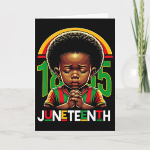 Kinderen Juneteenth Prince 1865 Zwarte Geschiedeni Kaart