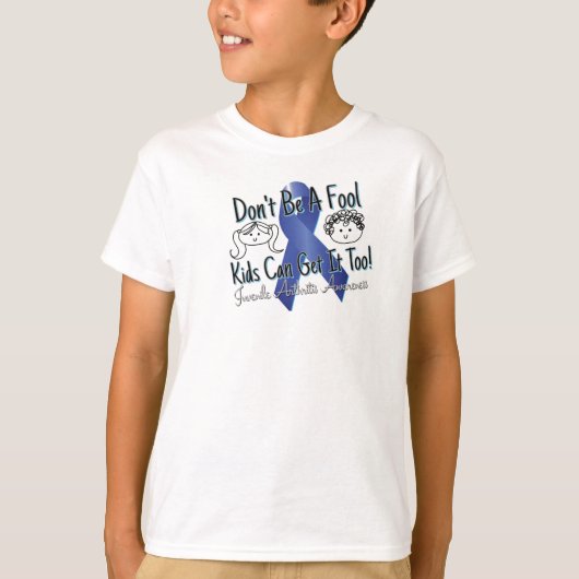 Kinderen/juveniele artritis Bewustheid T-Shirt (Voorkant)