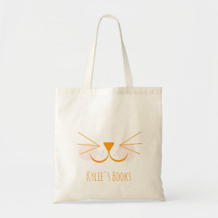 Kinderen Kat Kleintje Dier Bibliotheek Boek Boodsc Tote Bag