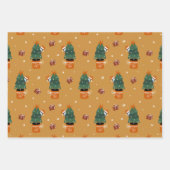 Kinderen Kerstmis Inpakpapier Vel (Voorkant 2)