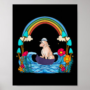 Kinderen Kind Schaap Schaap Maritieme Meisjes Jong Poster