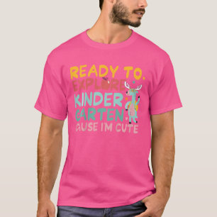 Kinderen klaar om kleuterschool te verkennen Schat T-shirt