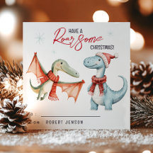 Kinderen Klaslokaal Dinosaurus Krijgt een Kerst me