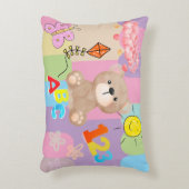 Kinderen Kleurrijk Alfabet Nummer Accent Kussen (Voorkant(Verticaal))