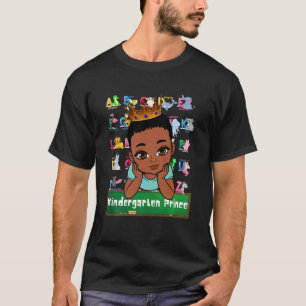 Kinderen kleuterschool prins terug naar school jon t-shirt