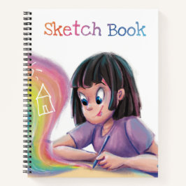 Kinderen Kunst Schetsboek | Ben Je Verveeld? Notitieboek