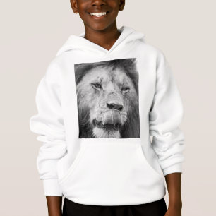 Kinderen Leeuw Gedrukt Pullover Hoodie