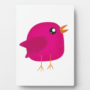 Kinderen leuk vogeltje fotoplaat