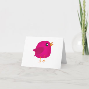 Kinderen leuk vogeltje kaart