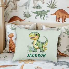 Kinderen Leuke Persoonlijke Dinosaurier Babykamer Accent Kussen