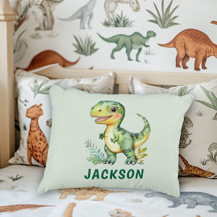 Kinderen Leuke Persoonlijke Dinosaurier Babykamer  Accent Kussen