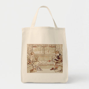 kinderen lezen tote bag