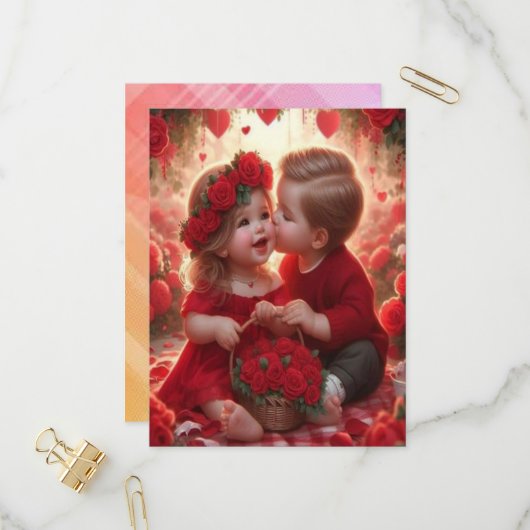 Kinderen Liefde Kaart (Voorkant / Achterkant in situ)