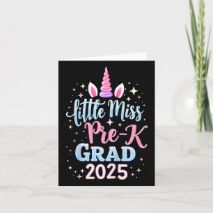 Kinderen Little Miss Pre-k Afstudeer Voorschoolse Kaart