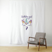 Kinderen Little Miss Threenager Drie 3de Verjaarda Wandkleed (In situ)