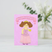 Kinderen lopen in Truth~Princess~Scripture Briefkaart (Staand voorkant)