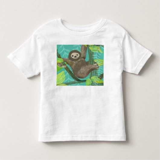 Kinderen luiaard T-shirt (Voorkant)