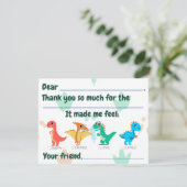 Kinderen maken bedankkaart af (Staand voorkant)