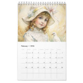 Kinderen Meisjes Paasduif 2025 Kalender (Feb 2026)