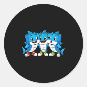 Kinderen Meme Grappig Italiaans Brainrot Kinderen Ronde Sticker