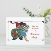 KINDEREN MET CHRISTMAS PARTIJGIFTEN KAART (Staand voorkant)