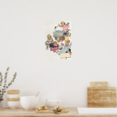 kinderen met flauwvallen met Speelgoed Poster (Keuken)