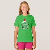 Kinderen met kerstmis Novel Gift SANTA'S FAVORITE  T-shirt (Voorkant volledig)