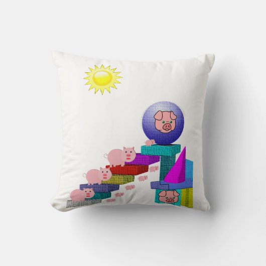 kinderen met loodgieterij kussen (Voorkant)