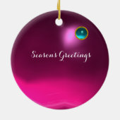 KINDEREN MET SNOWMAN KERAMISCH ORNAMENT (Achterkant)