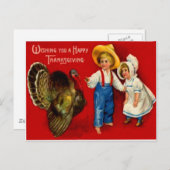 Kinderen met Turkije Briefkaart (Voorkant / Achterkant)