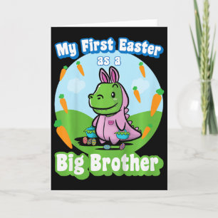 Kinderen Mijn eerste Pasen als grote broer Schatti Kaart