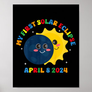 Kinderen Mijn eerste totale zonsverduistering Apri Poster