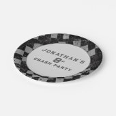 Kinderen Monster Truck Rally Verjaardagsfeest Papieren Bordje (Gekanteld)