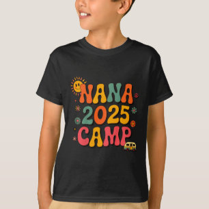 Kinderen Nana Kamp 2025 Familie Vakantie Zomer Kam T-shirt