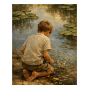 Kinderen Natuur Avontuur Muurkunst Perfect Poster