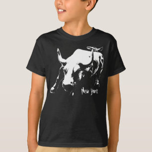Kinderen New York Shirt NYC Bull Souvenir Shirt