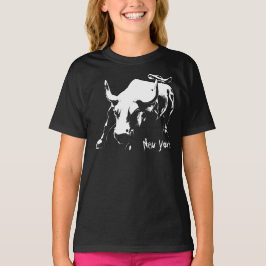 Kinderen New York T-shirt Organic Bull Souvenir Sh (Voorkant)