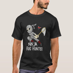 Kinderen Ninja Bug Jager Insect Vanger Entomoloog T-shirt