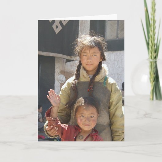 Kinderen Notecard- van de Stichting van Terma de Kaart (Voorkant)