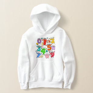 Kinderen Nummer Dag Hoodie Leuke Wiskunde Nummer