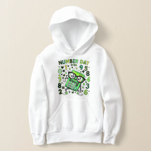 Kinderen Nummer Dag Hoodie Wiskunde Rekenmachine