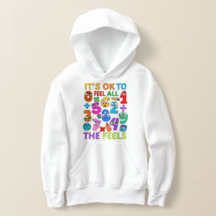 Kinderen Nummerdag Hoodie Wiskunde en Gevoelens